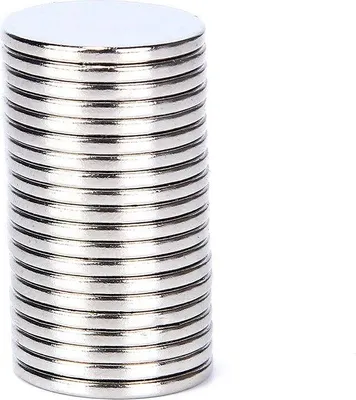 Produktbild von Neodym Magnete Starke Super Magnete (20x1,5mm 20 Stück) Sehr starke Magnete für Glas-Magnetboards, Magnettafel, Whiteboard, Tafel, Pinnwand, Kühlschrank