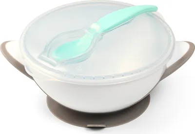 Produktbild von Babyono Bowl mit Saugnapfbecher und Teelöffel 300 ml