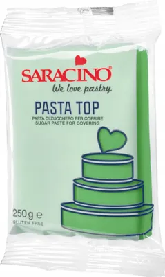 Produktbild von Hellgrüne Zuckergusspaste 250g - Saracino