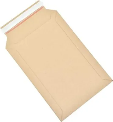 Image de Enveloppe cartonnée 3D pour l'expédition, 285 x 405 mm, marron, service de messagerie, cannelure E