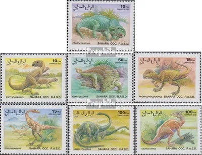 Produktbild von Briefmarken Sahara 1992 Mi Ausgabe der Exilregierung ohne Gültigkeit im int. Postverkehr Nr.4 postfrisch Prähistorische Tiere