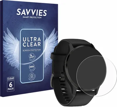 Produktbild von 6x Für Garmin Venu 3S Schutzfolie Savvies Displayschutz Display Schutz Folie Klar Transparent