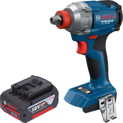 Obrázok produktu pre Bosch GDX 18V-285 Profesionálny akumulátorový rázový uťahovák 18 V 285 Nm 1/4'' bez kefiek + 1x akumulátor 4,0 Ah - bez nabíjačky
