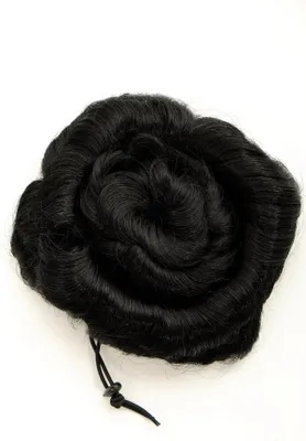 Produktbild von WIG ME UP Haarteil Dutt schwarz spiralfömig 14 cm 90047L-1B