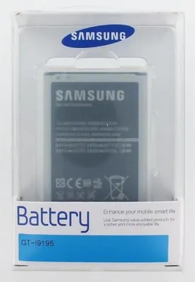 Produktbild von Akku für Samsung Galaxy S4 Mini mit NFC Li-Ion 3,8 Volt 1900 mAh schwarz.