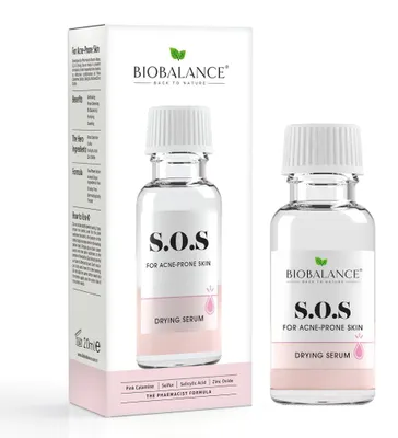 Productafbeelding van Biobalance S.o.s. Droogteverlichtend Serum Voor Huid Neigend Tot Acne, 20Ml, 101440