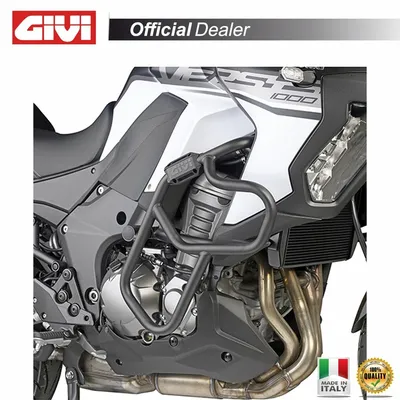 Immagine prodotto di Paramotore nero GIVI tubolare per KAWASAKI Versys 1000/1000 SE/1100