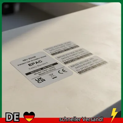 Produktbild von Aufkleber für E-Bike-Modifikationskit 36 V 48 250 W Etikett Elektrofahrräder