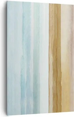 Produktbild von Bild auf Leinwand - Leinwandbild - Einteilig - Abstraktion Gürtel Gold - 80x120cm - Wand Bild - Wanddeko - Wandbilder - Leinwanddruck - Wanddekoration - Leinwand bilder - Wandbild - PA80x120-4263