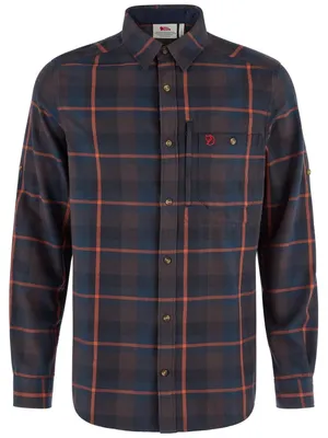 Produktbild von Fjällräven Herren Fjällglim Shirt Black Oak-Autumn Leaf XXL