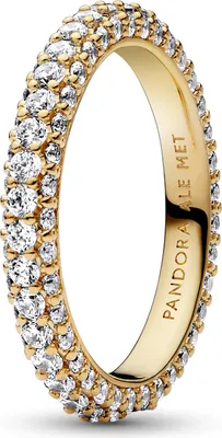 Produktbild von Pavé Ring Timeless für Damen von PANDORA, vergoldet
