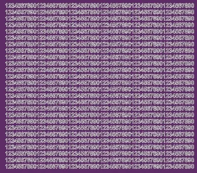 Image de Autocollants chiffres, 5 mm, violet, mat
