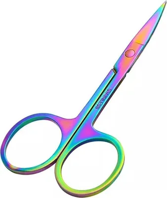 Produktbild von Maniküre Nagelschere gerade 9 cm Regenbogen