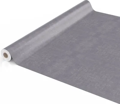 Produktbild von Tischdecke Wachstuch Einfarbig Grau Robust Wasserabweisend Breite 140 cm Länge 2000 cm