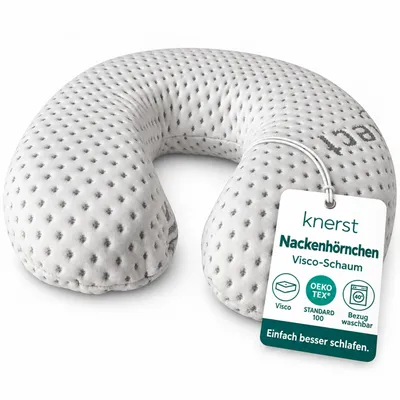 Produktbild von KNERST Nackenhörnchen - Ergonomisches Reisekissen aus Memory Foam