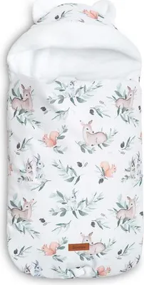 Produktbild von SENSILLO Fusack Kinderwagen Baby Fusack Winter Buggy - Hirsch / Wei