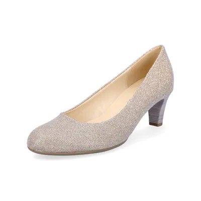 Produktbild von Gabor Damen Glitzer Pumps beige gold