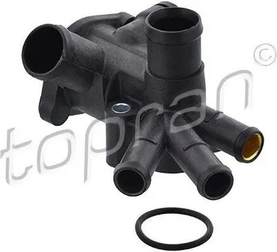Produktbild von TOPRAN 107 329 Kühlmittelflansch für VW GOLF II (19E, 1G1) Wasserflansch