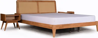 Obrázek produktu pro Manželská postel BERNY 180, ořech 02