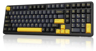 Image de Clavier clavier de jeu mécanique - Sans fil - RGB - 102 touches - Noir