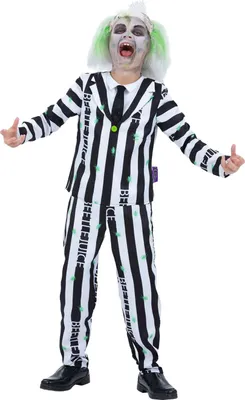 Image de Beetlejuice - Costume pour enfants SM3409 (92) (Noir/Blanc)