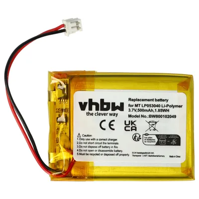 Produktbild von vhbw Akku kompatibel mit iDect X2i, X2d, X2di, M2, X2, M1 schnurlos Festnetz Telefon (600 mAh, 3,7 V, Li-Polymer)