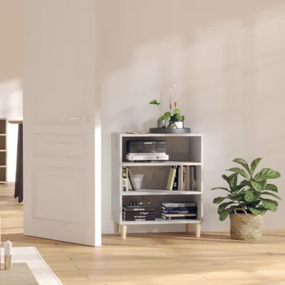Immagine prodotto di vidaXL Credenza grigio cemento 57x35x70 cm materiale a base di legno