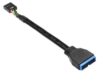 Productafbeelding van 5021-PST1 Adapter USB 3.0 naar USB 2.0, 15 cm zwart