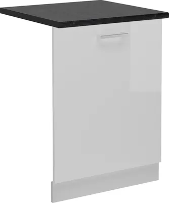 Zdjęcie produktu dla Panel przedni Vicco R-Line Biały wysoki połysk 60 cm , BP Antracyt, Model 54910