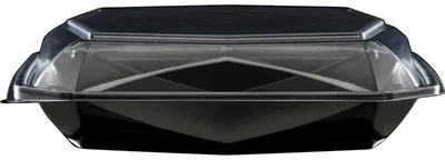 Produktbild von 100x DUNI Octaview® L 225 x 225 x 65 mm Schwarz ungeteilt