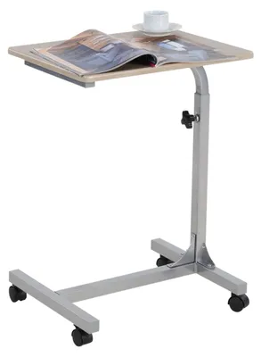 Obrázek produktu pro MEUBLE COSY: Stolek na notebook, výškově nastavitelný, s kolečky, stojan na notebook, přenosný stolek