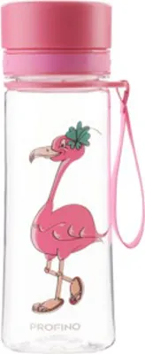 Produktbild von Trinkflasche 'Infuze',Transparent Flamingo