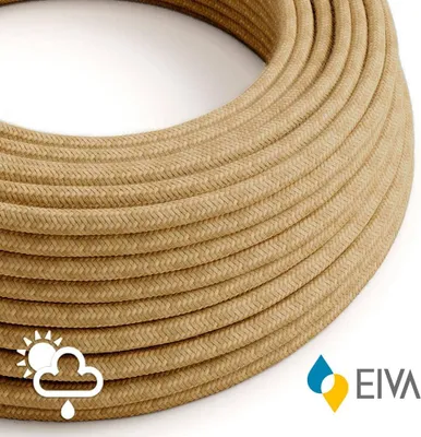 Zdjęcie produktu dla Przewód h05rn-f, 2 x 1,00 mm², tkanina jutowa, 50 m