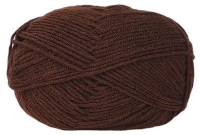 Produktbild von Häkelgarn Baumwolle 5x 50g Dunkelbraun B