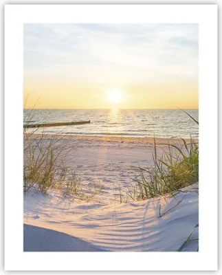 Produktbild von Poster - Poster ohne Rahmen - Düne Strand Meer - 40x50 cm - Wand Bild - Wanddeko - Wandbilder - Kunstposter - Wandposter - Bilder - Kunstdruck - Wanddekoration - Wandbild - P2XPA40x50-3989