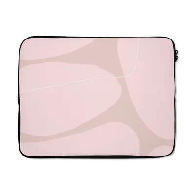 Produktbild von MuchoWow® Laptop Hülle 15 Zoll Rosa - Geometrische Formen - Abstrakt Laptoptasche - Laptoptasche - Sleeve - Rundum-Schutz