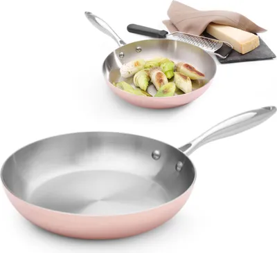 Zdjęcie produktu dla Patelnia Miedziana Induction 240 X 50 Mm - Hendi 607060