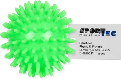 Produktbild von Igelball Massageball Reflexzonen Massage Selbstmassage soft 7 cm neon-grün
