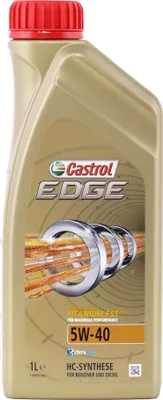 Produktbild von Castrol EDGE 5W-40 Titanium, 1 l, 5W-40, Sommer/Winter, Motorrad, Ethanol, -42 °C