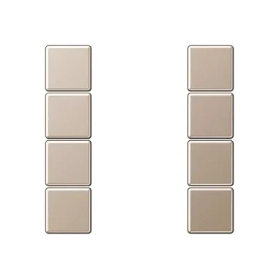 Produktbild von Jung A504TSACH Tastensatz komplett 4fach