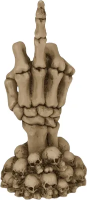Produktbild von Skeletthand Mittelfinger Dekofigur