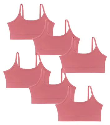 Produktbild von Bio-Baumwoll-Mädchen Bustier-6er Pack