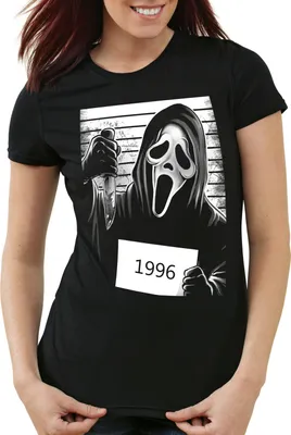 Produktbild von style3 Scream 1996 Damen T-Shirt halloween horror maske, Größe:S