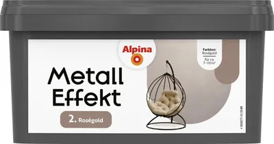 Produktbild von Alpina Wandfarbe Metall Effekt roségold 1 L