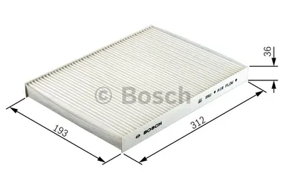 Produktbild von Bosch Filter, Innenraumluft 1 987 432 024