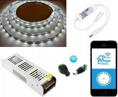 Image de Omako Bande LED 13m Blanc Froid 2835 WiFi