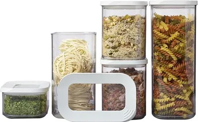Produktbild von Starter-Set Vorratsdose Modula 5-teilig - weiß