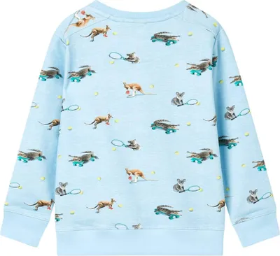Produktbild von vidaXL Kinder-Sweatshirt Hellblau Melange 116