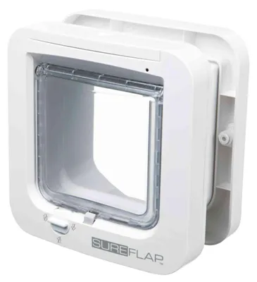 Produktbild von Trixie SureFlap Freilauftür mit Mikrochiperkennung 21 × 21 cm, weiß
