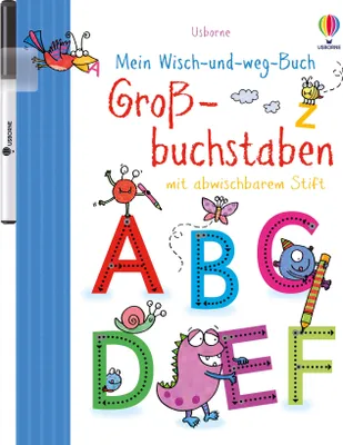 Produktbild von Mein Wisch-und-weg-Buch: Großbuchstaben mit abwischbarem Stift